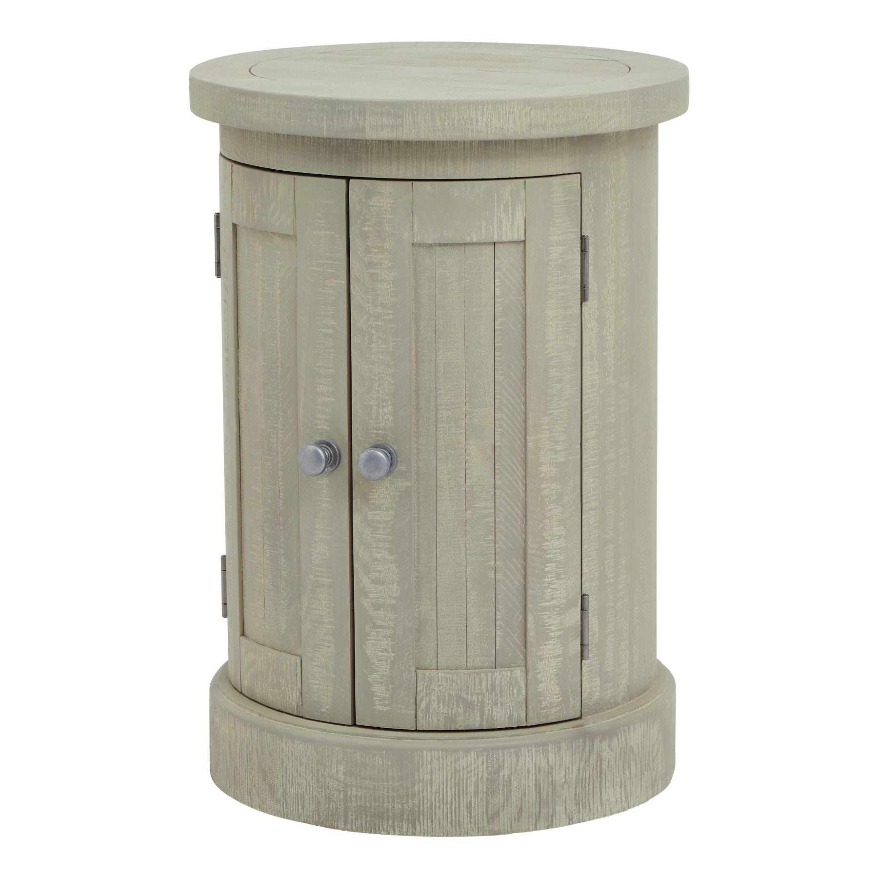 Elegant Saltaire Collection Round 2 Door Cupboard for Stylish Storage - Darlington's Décor