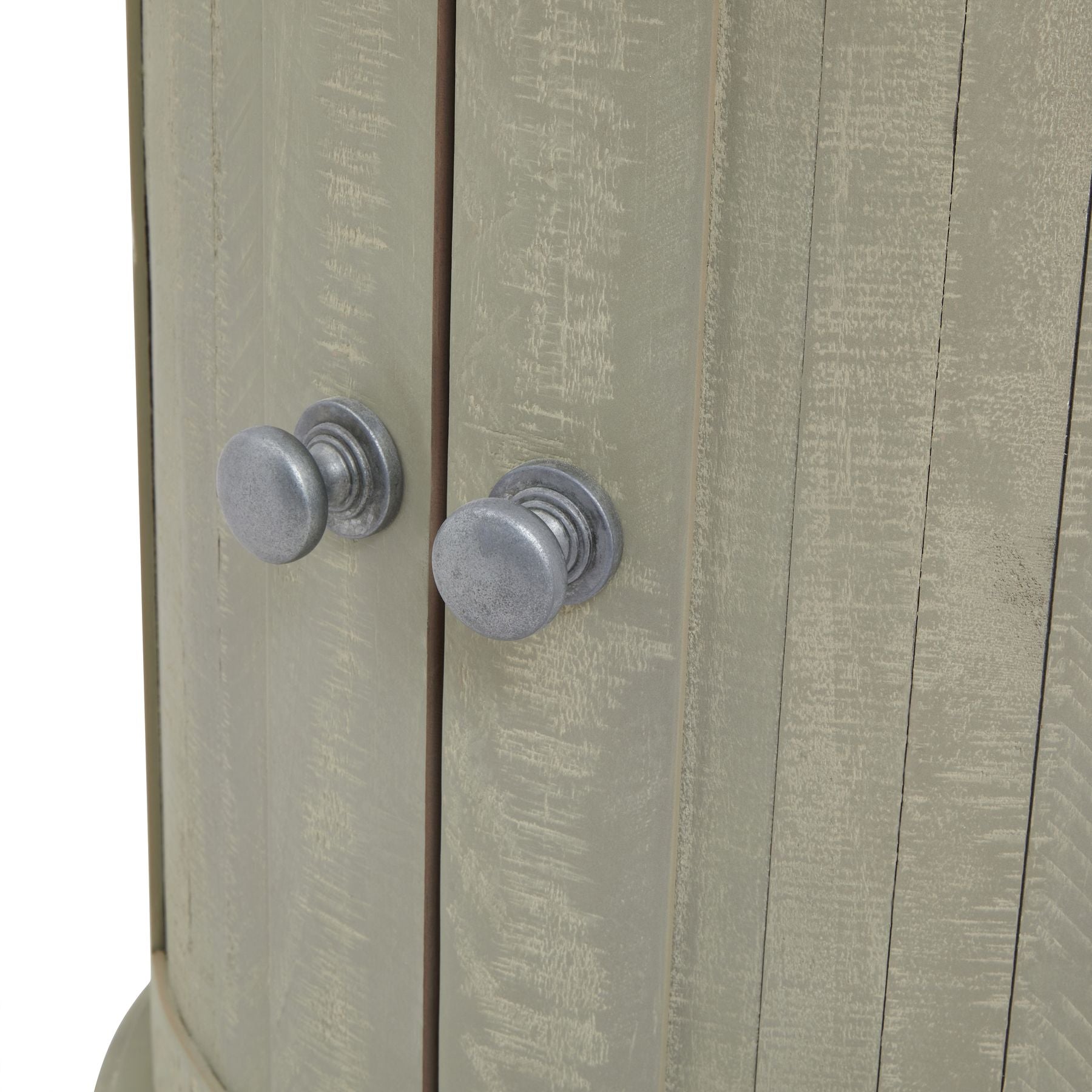 Elegant Saltaire Collection Round 2 Door Cupboard for Stylish Storage - Darlington's Décor
