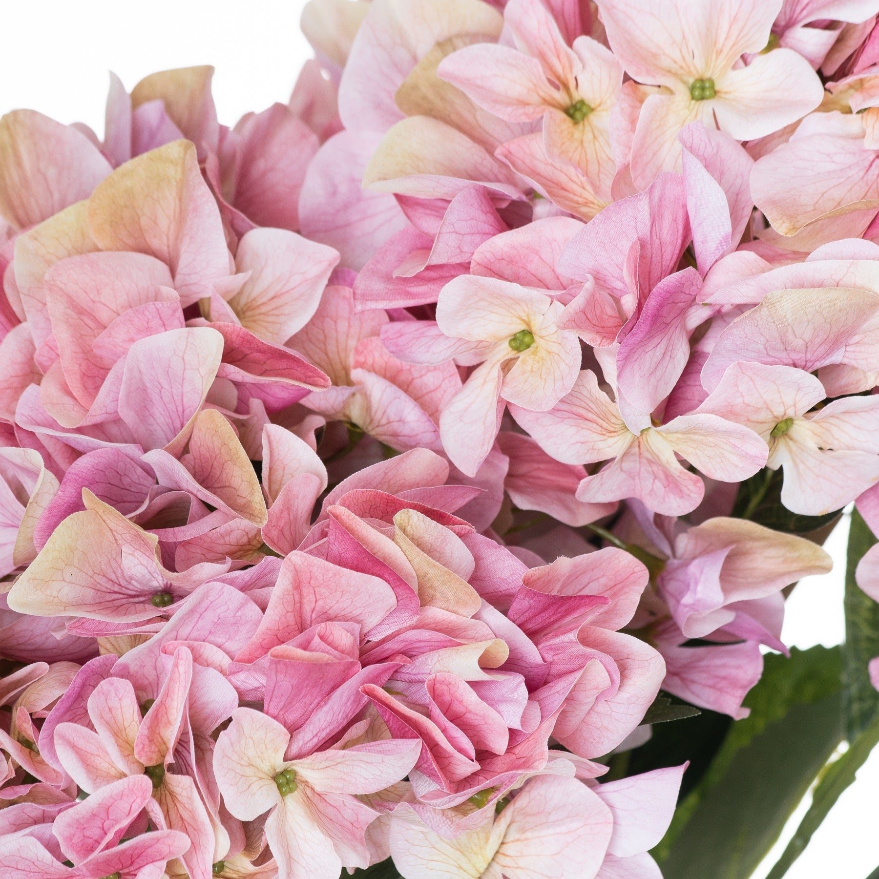 Shabby Pink Hydrangea Bouquet for Elegant Decor - Darlington's Décor