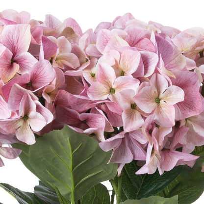 Shabby Pink Hydrangea Bouquet for Elegant Decor - Darlington's Décor
