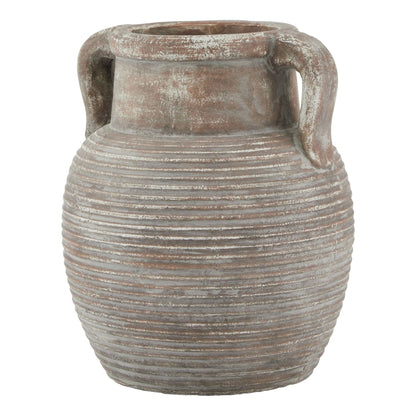 Siena Brown Amphora Pot for Timeless Rustic Elegance - Darlington's Décor