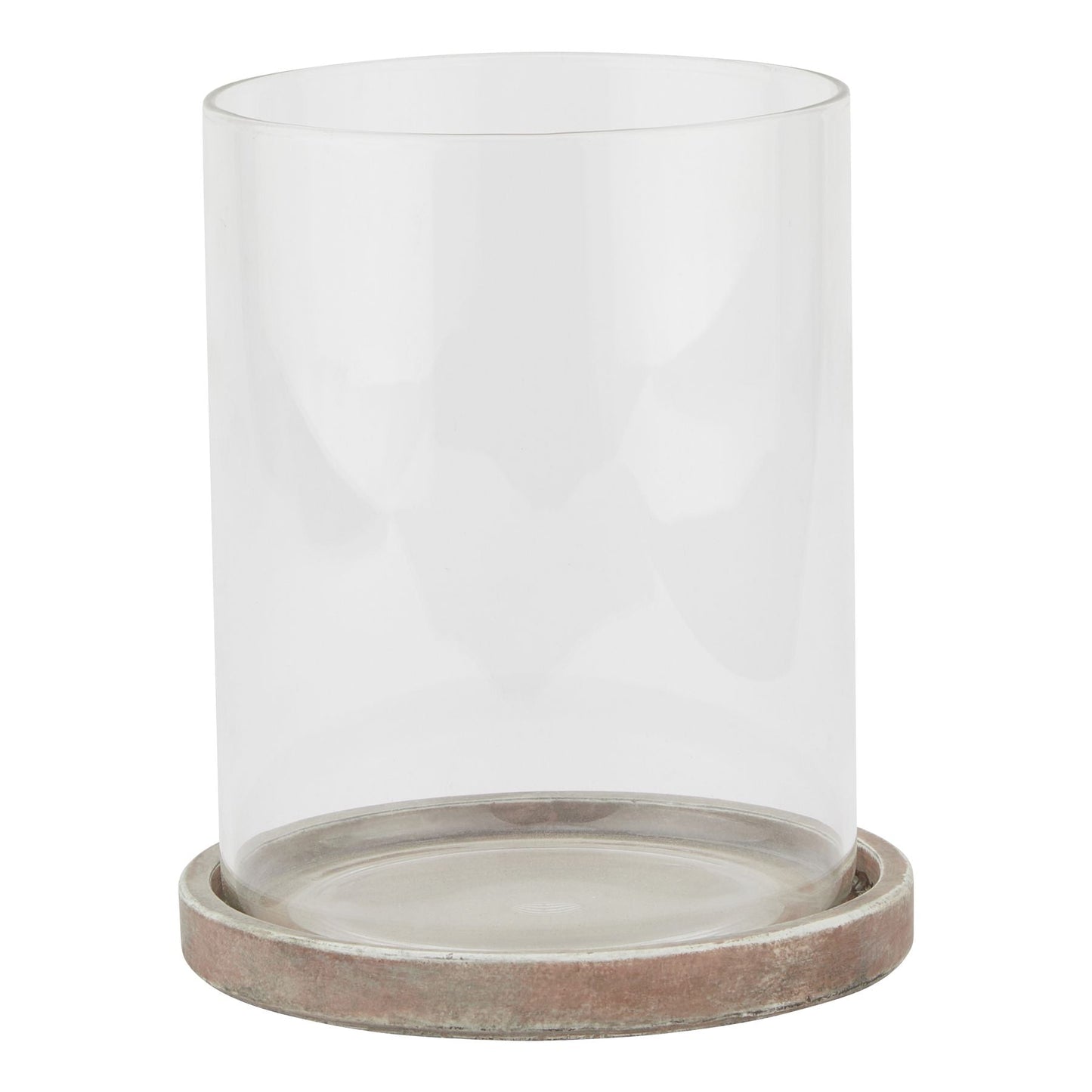 Siena Brown Large Hurricane Lantern for Cozy Ambiance - Darlington's Décor