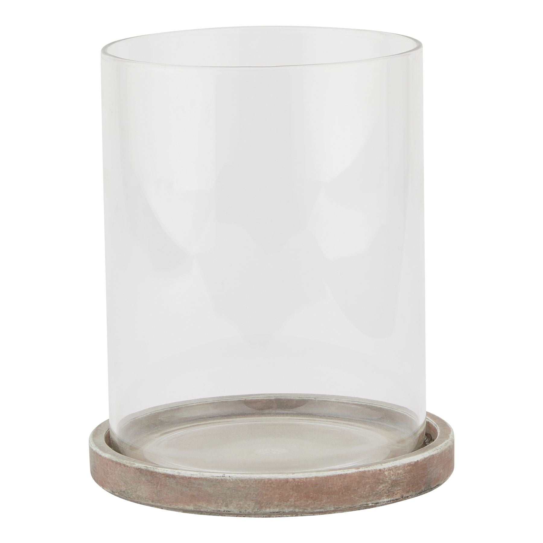 Siena Brown Large Hurricane Lantern for Cozy Ambiance - Darlington's Décor