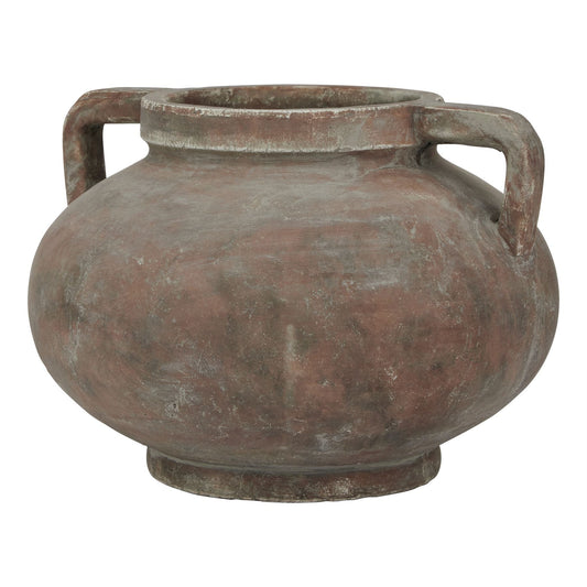 Siena Brown Large Pelike Pot for Elegant Decor - Darlington's Décor