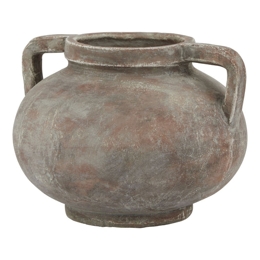 Siena Brown Pelike Pot: Timeless Mediterranean Elegance - Darlington's Décor