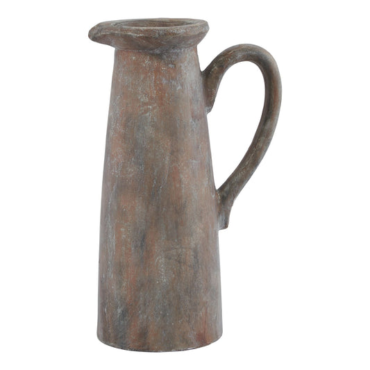 Siena Brown Tall Jug - Rustic Elegance for Your Home - Darlington's Décor