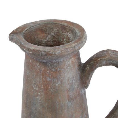 Siena Brown Tall Jug - Rustic Elegance for Your Home - Darlington's Décor
