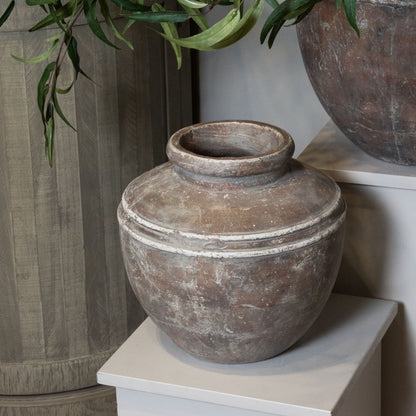 Siena Brown Water Pot for Elegant Home Decor - Darlington's Décor
