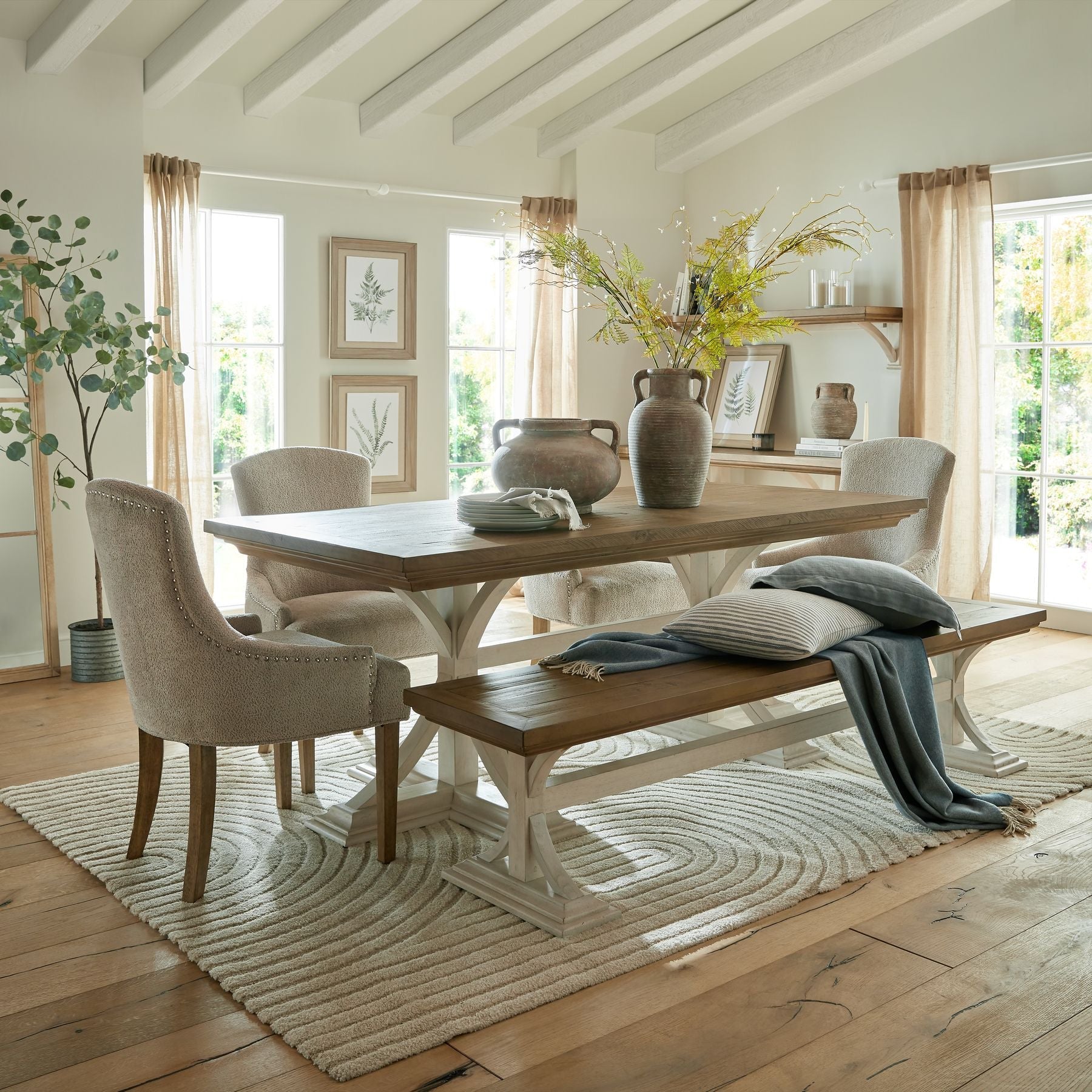 Siena Large Brown Amphora Pot for Rustic Elegance - Darlington's Décor