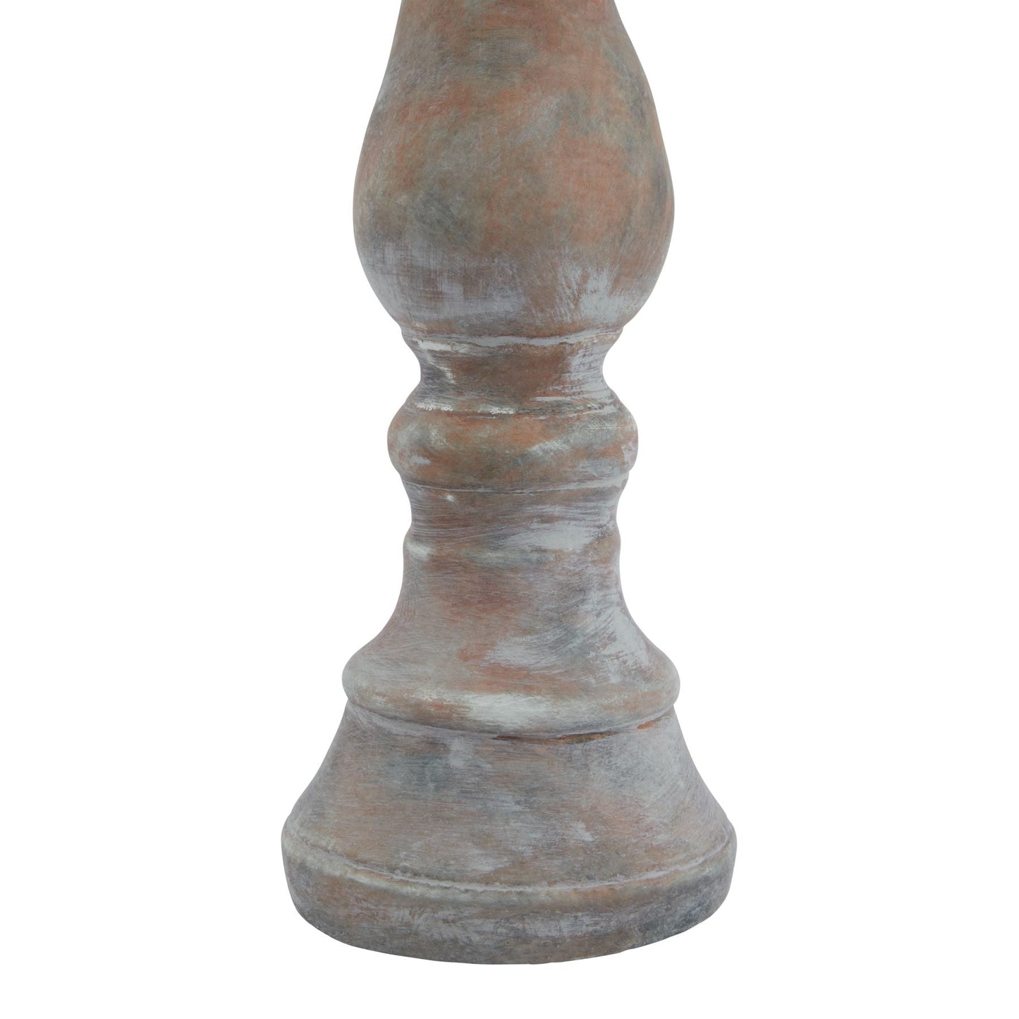 Siena Large Brown Column Candle Holder for Elegant Displays - Darlington's Décor
