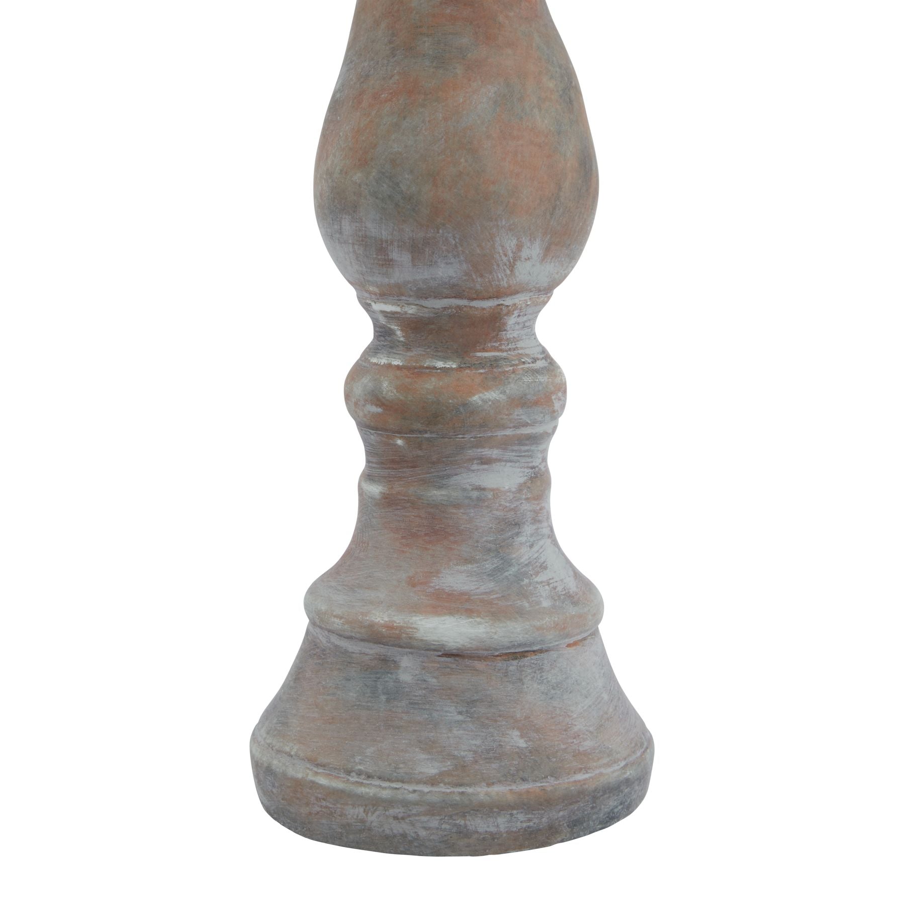 Siena Large Brown Column Candle Holder for Elegant Displays - Darlington's Décor
