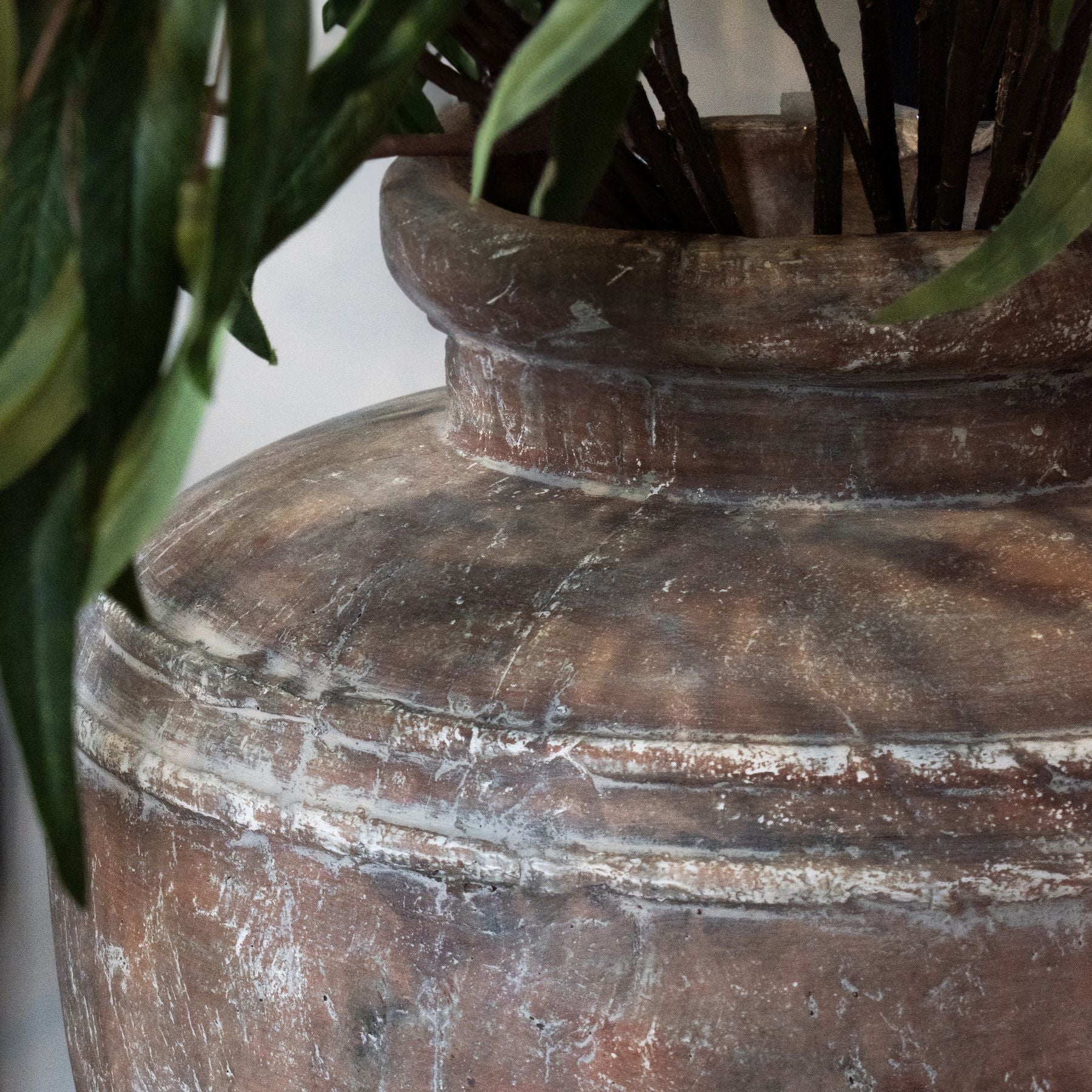 Siena Large Brown Water Pot for Elegant Displays - Darlington's Décor