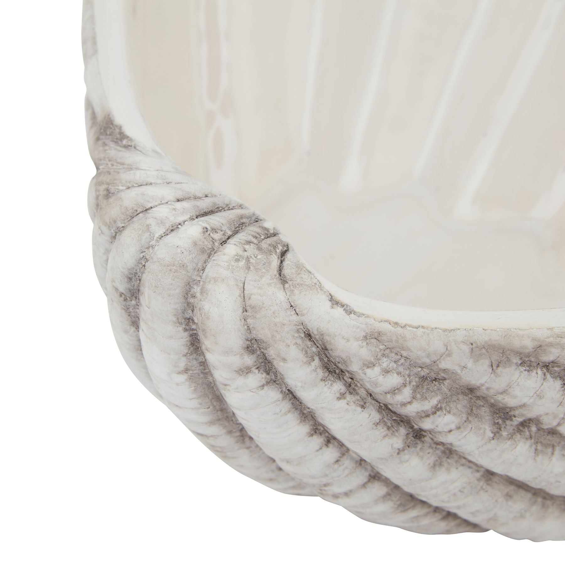 Siren Medium Ceramic Shell Bowl - Coastal Elegance Redefined - Darlington's Décor