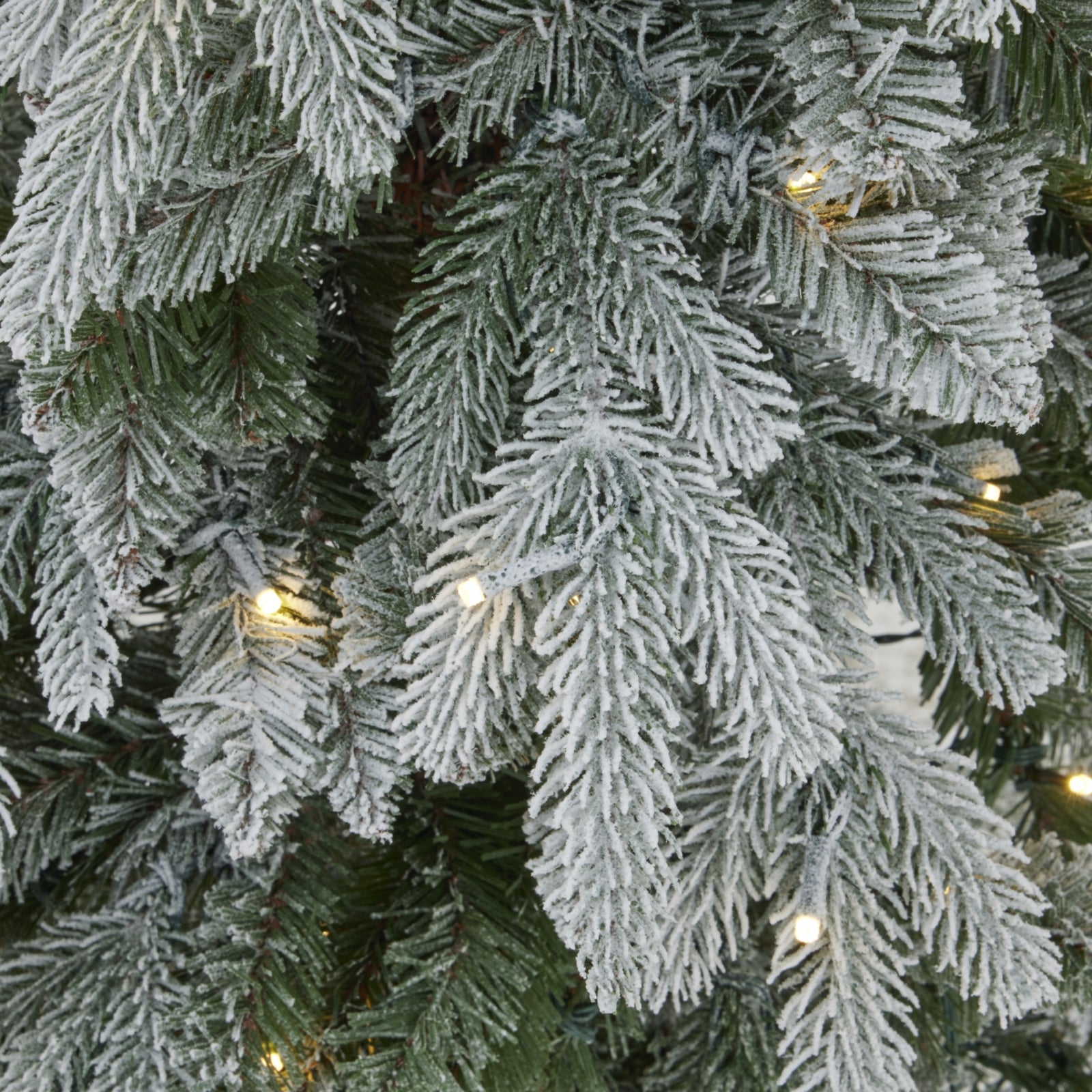 Slim Snowy Woodland Pre - Lit 200 Led Christmas Tree Elegance - Darlington's Décor