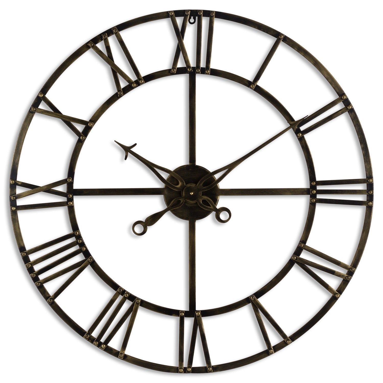 Small Antique Brass Skeleton Clock for Timeless Elegance - Darlington's Décor