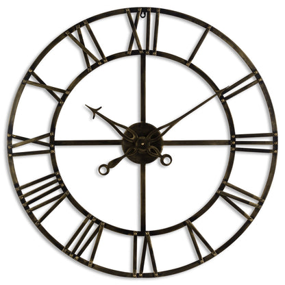 Small Antique Brass Skeleton Clock for Timeless Elegance - Darlington's Décor