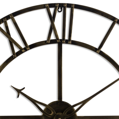 Small Antique Brass Skeleton Clock for Timeless Elegance - Darlington's Décor
