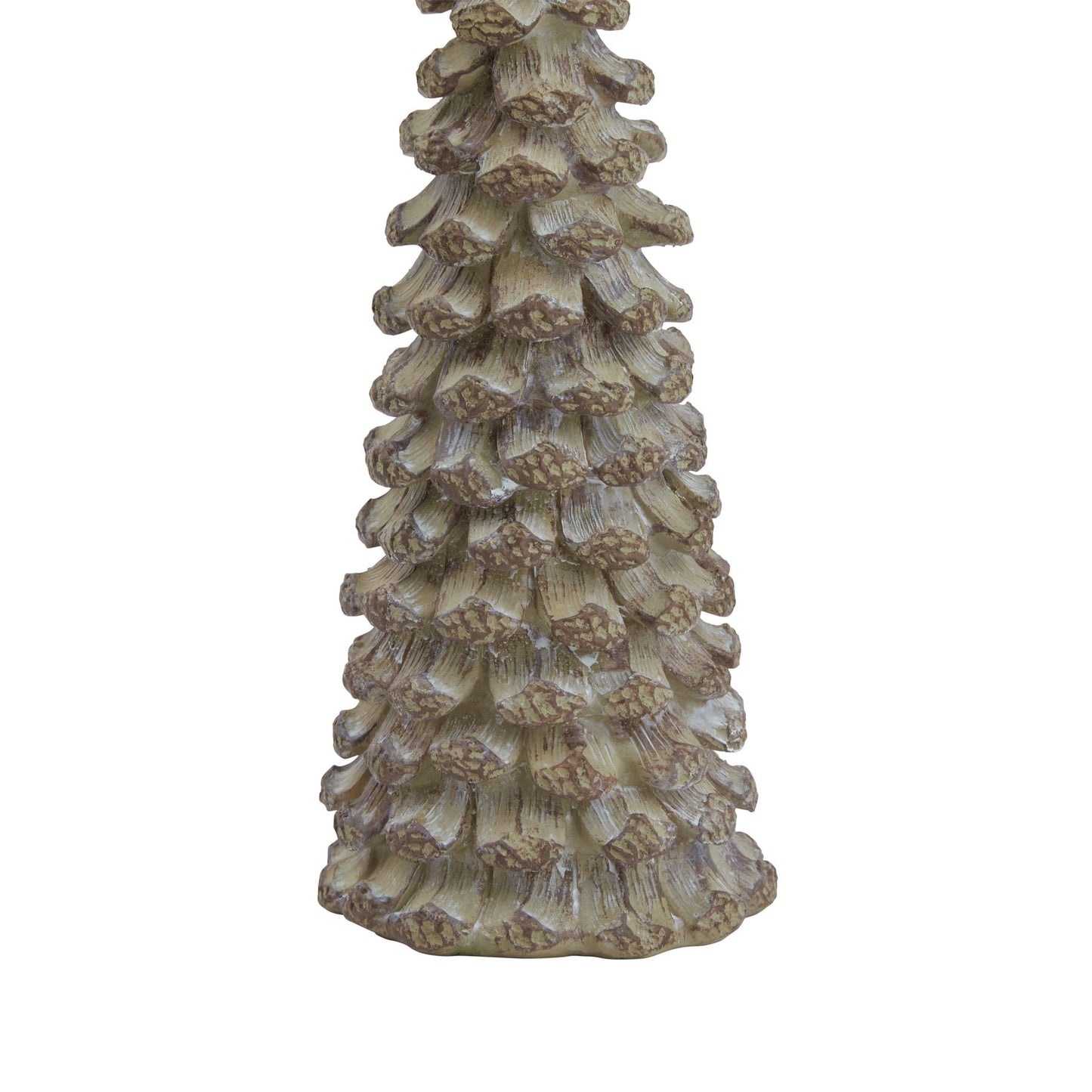 Small Beige Cedar Tree With Star for Festive Charm - Darlington's Décor