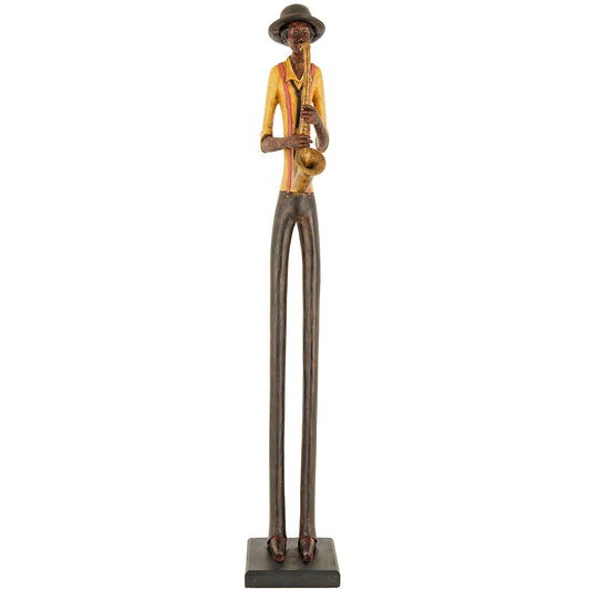 Standing Jazz Band Saxophonist Sculpture for Home Decor - Darlington's Décor