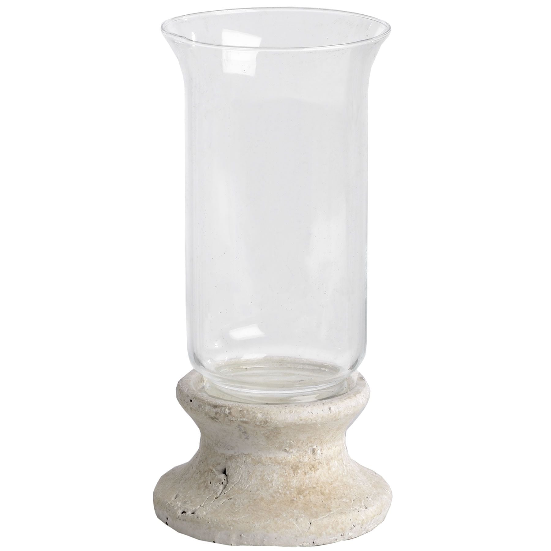 Stone Based Hurricane Lantern for Enchanting Ambiance - Darlington's Décor