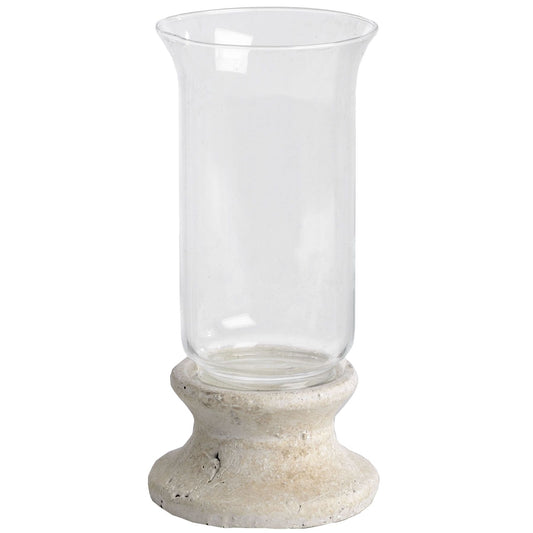 Stone Based Hurricane Lantern for Enchanting Ambiance - Darlington's Décor