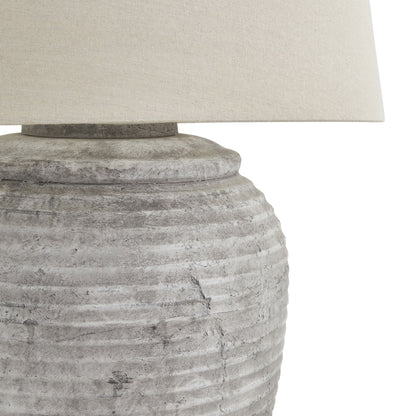 Stone Capri Lamp - Elegant Industrial Lighting Design - Darlington's Décor