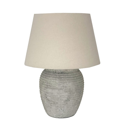 Stone Capri Lamp - Elegant Industrial Lighting Design - Darlington's Décor
