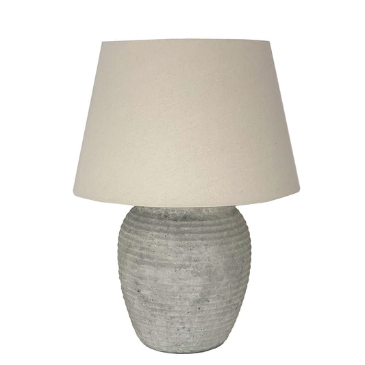 Stone Capri Lamp - Elegant Industrial Lighting Design - Darlington's Décor