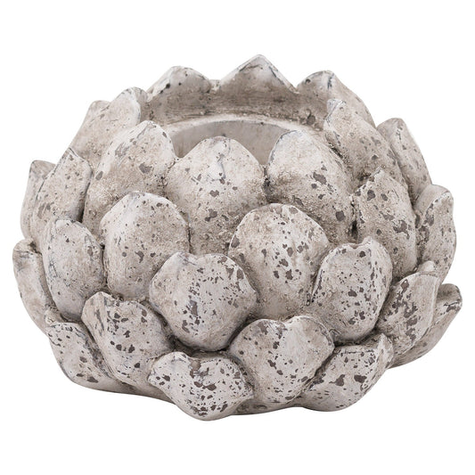 Stone Effect Acorn Tea Light Holder for Natural Elegance - Darlington's Décor