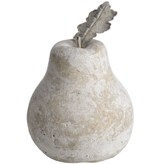 Stone Pear Medium Sculpture for Timeless Decor - Darlington's Décor
