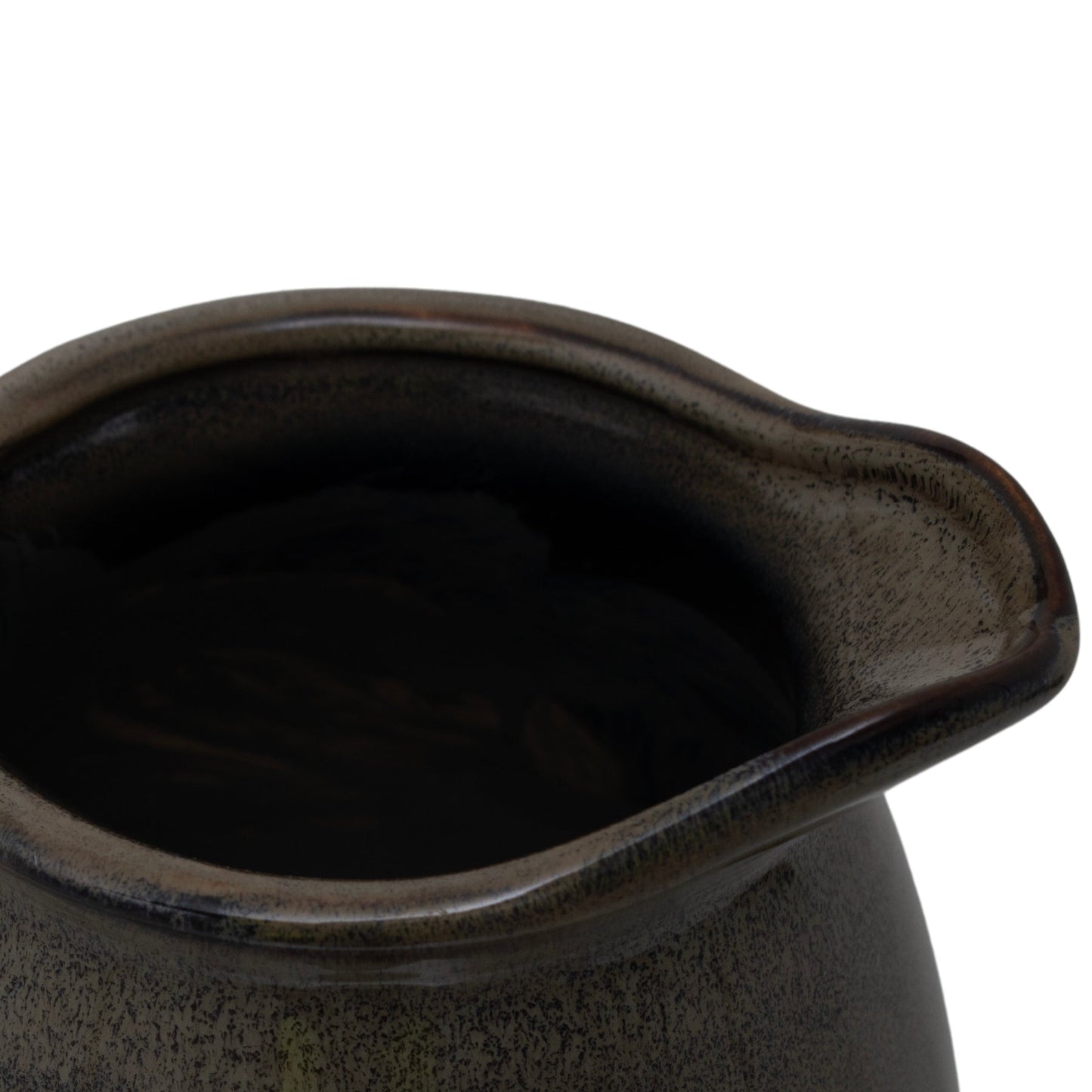 Stunning Olive Olpe Vase with Unique Ombre Glaze - Darlington's Décor