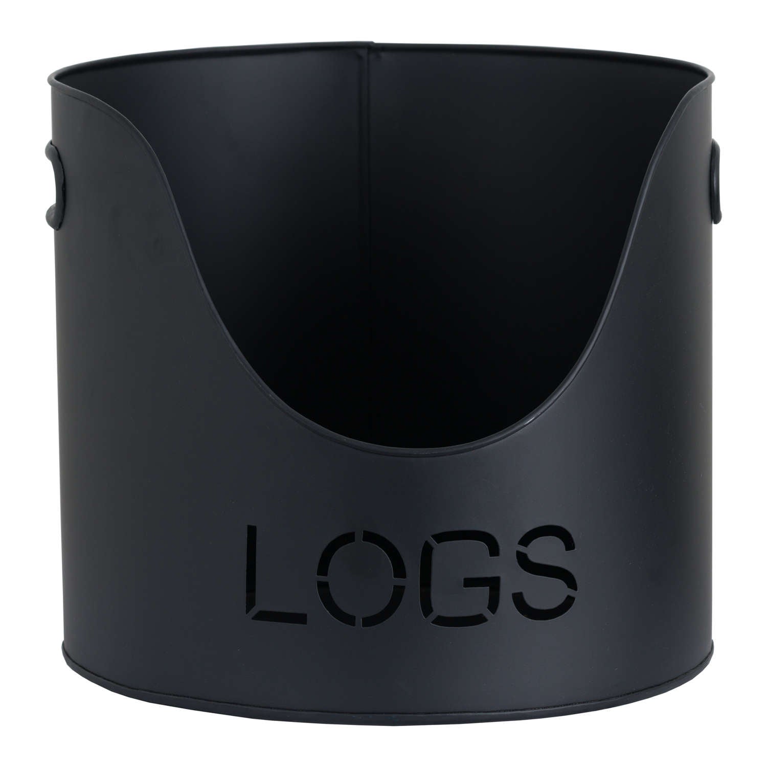Stylish Black Finish Logs And Kindling Buckets Set - Darlington's Décor