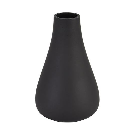 Stylish Black Tapered Glass Vase for Modern Decor - Darlington's Décor