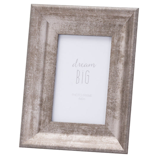 Stylish Convex Matt Silver 4X6 Frame for Any Decor - Darlington's Décor