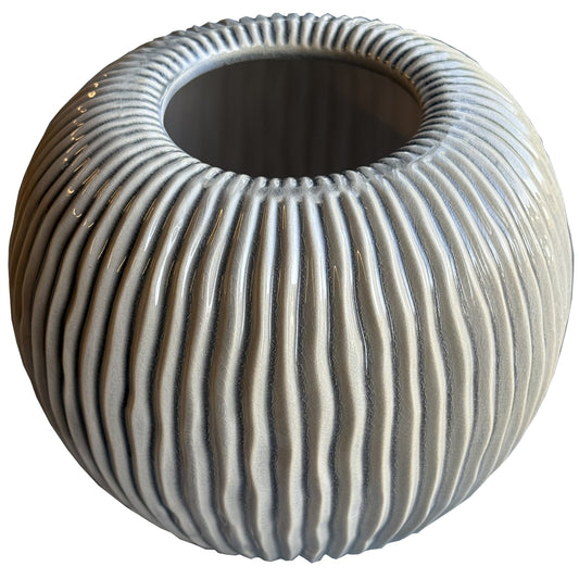 Stylish Pallida Collection Medium Striped Vase Design - Darlington's Décor