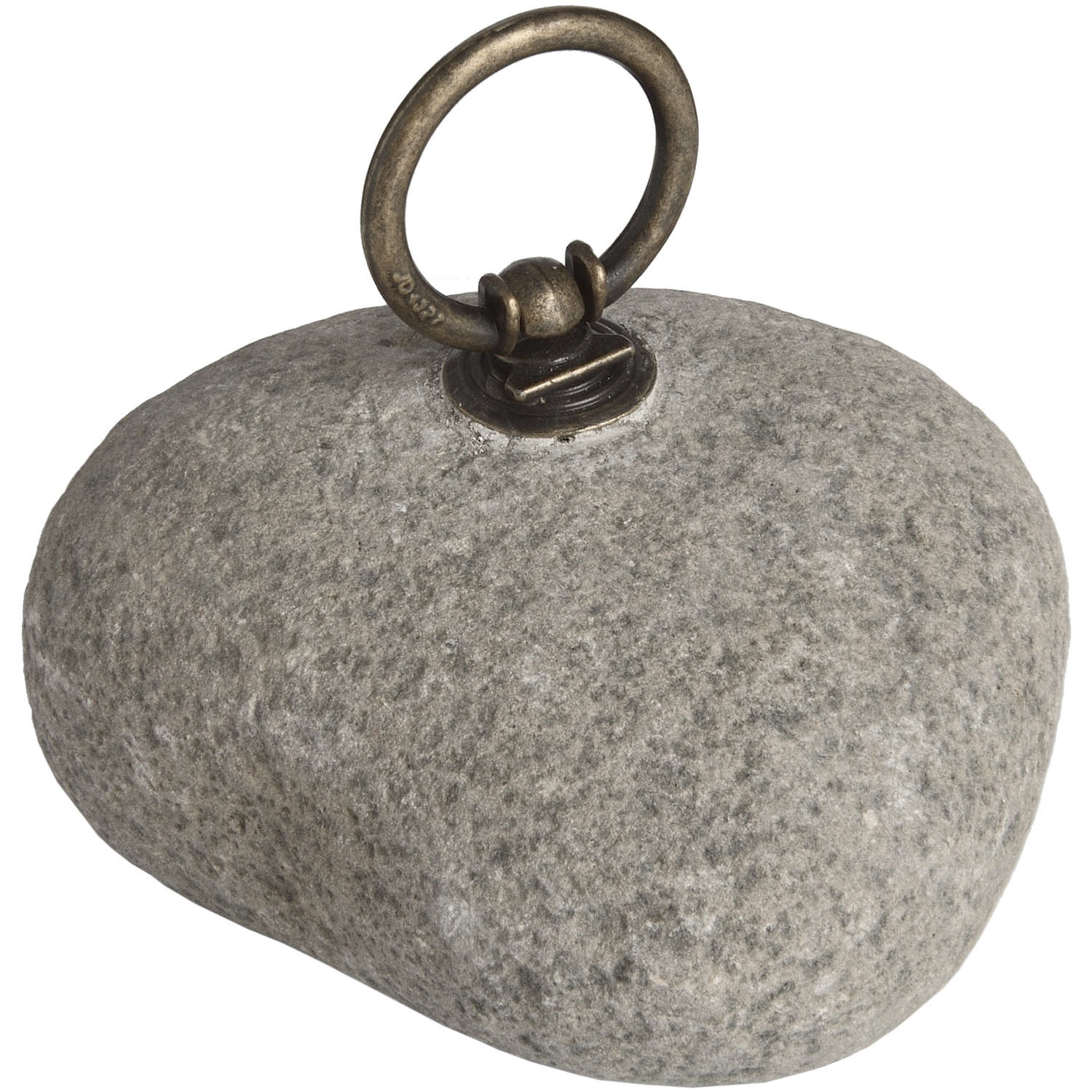 Stylish River Stone Door Stop with Convenient Handle - Darlington's Décor