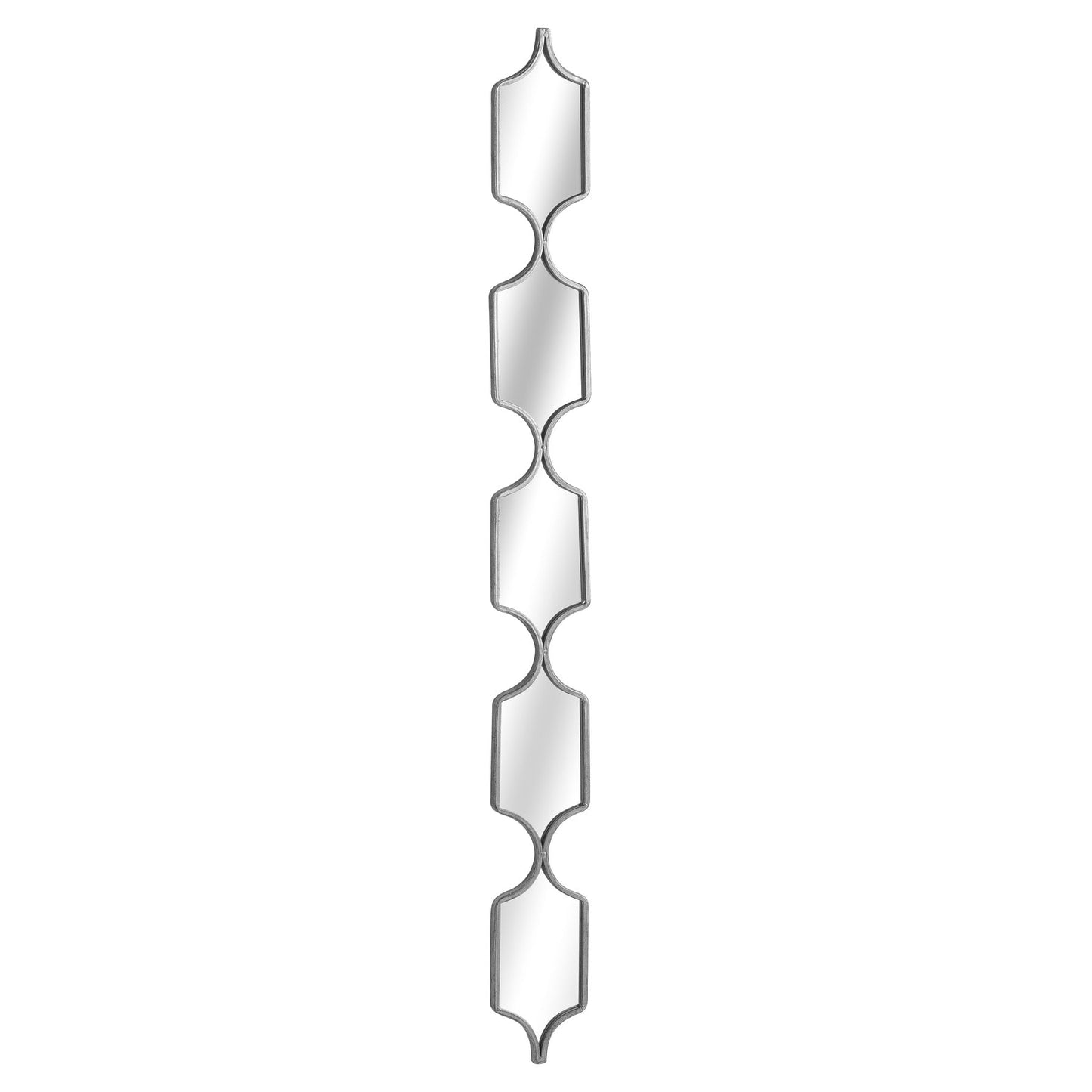 Stylish Square Decorative Hanging Collage Mirror In Silver - Darlington's Décor