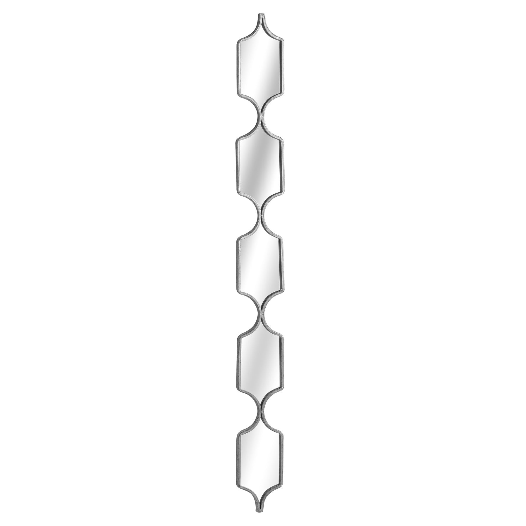 Stylish Square Decorative Hanging Collage Mirror In Silver - Darlington's Décor