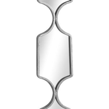 Stylish Square Decorative Hanging Collage Mirror In Silver - Darlington's Décor