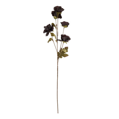 Tall Black Poppy Stem for Bold Floral Arrangements - Darlington's Décor