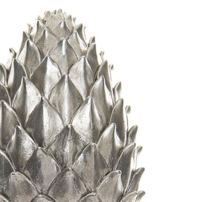 Tall Silver Pinecone Finial for Elegant Home Décor - Darlington's Décor