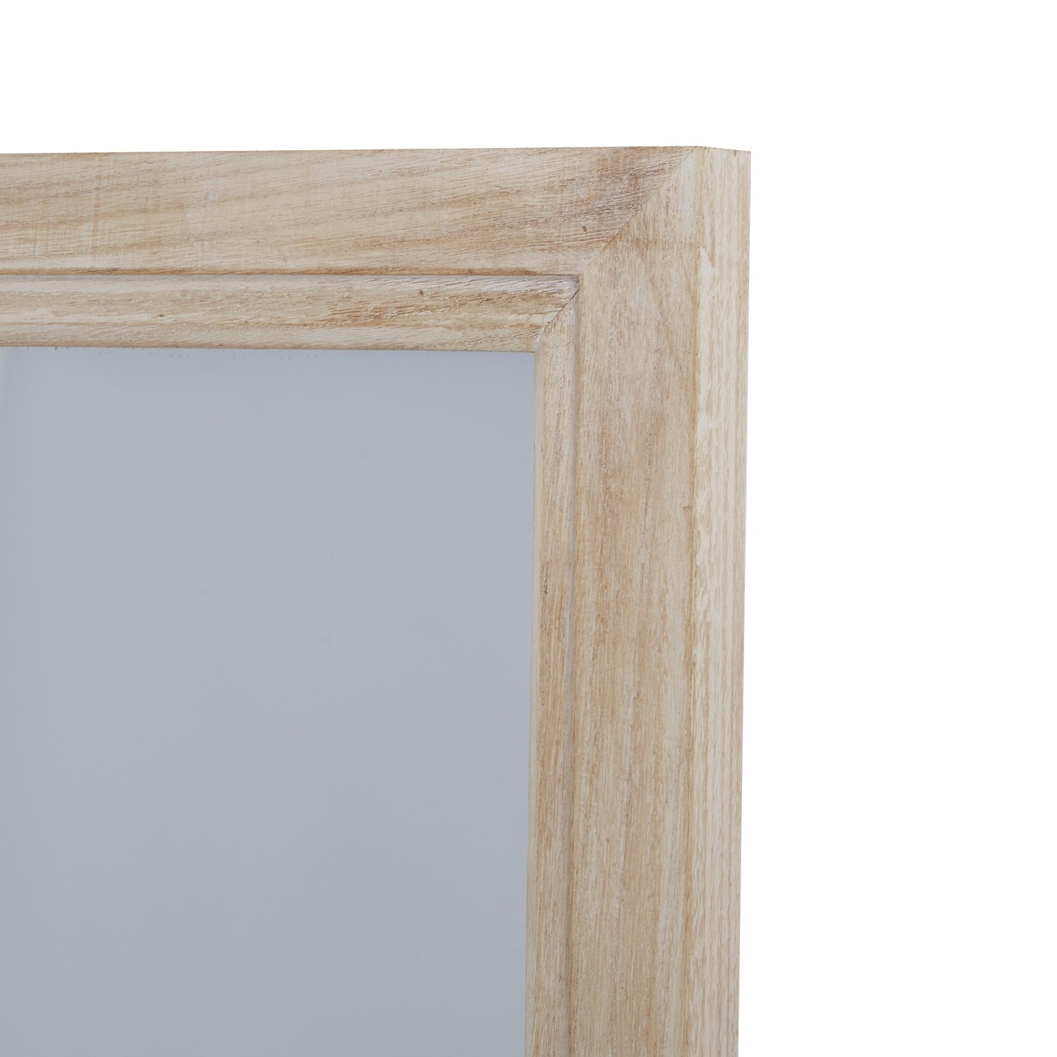 Tall Washed Wood Window Mirror for Timeless Elegance - Darlington's Décor