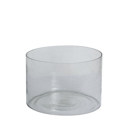 Tasman Glass Cylinder Vase Small for Elegant Decor - Darlington's Décor