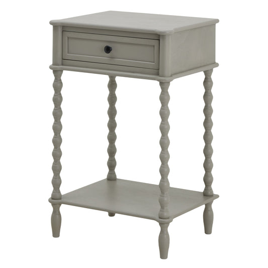 Elegant The Camden Collection One Drawer Side Table with Storage - Darlington's Décor