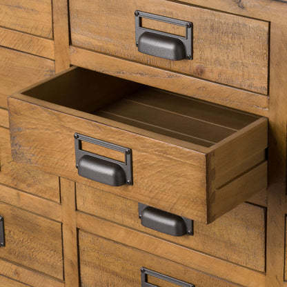 Stylish The Draftsman Collection 20 Drawer Merchant Chest - Ample Storage Solutions - Darlington's Décor