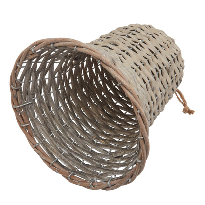 The Noel Collection Extra Large Wicker Bell Decoration Charm - Darlington's Décor