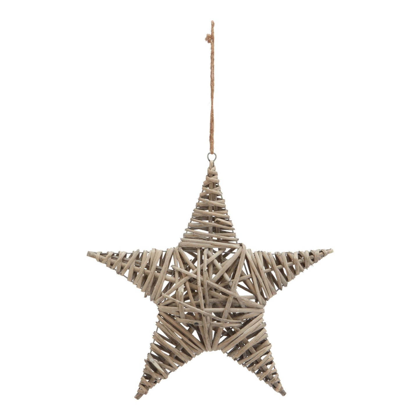 The Noel Collection Large Wicker Star Decoration Centerpiece - Darlington's Décor