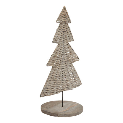 The Noel Collection Large Wicker Tree Ornament Charm - Darlington's Décor