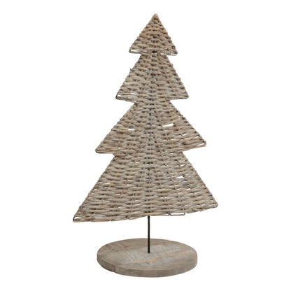 The Noel Collection Large Wicker Tree Ornament Charm - Darlington's Décor