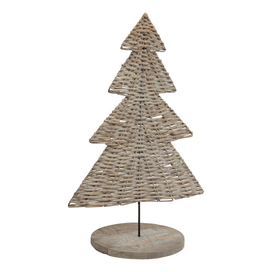 The Noel Collection Large Wicker Tree Ornament Charm - Darlington's Décor